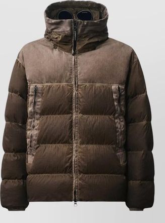 C.P. Company down quilted hooded padded coat