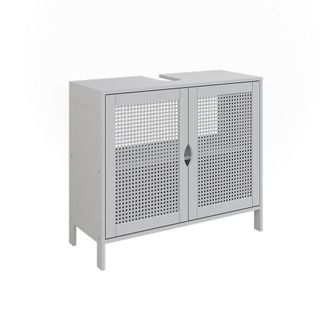 Vicco Mueble Bajo Lavabo Liora, Blanco, 68 X 60 Cm Con 2 Puertas, Vicco