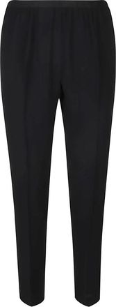 Ql2 Quelledue Paris 97 8663 Broek - Dames - Slim Fit Broeken - Zwart - XL - Leer - Broeken