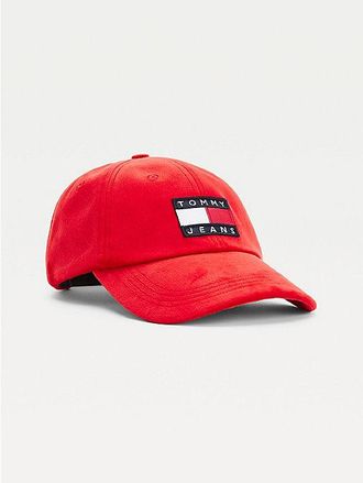 Tommy Hilfiger Gorra de terciopelo con parche de Tommy