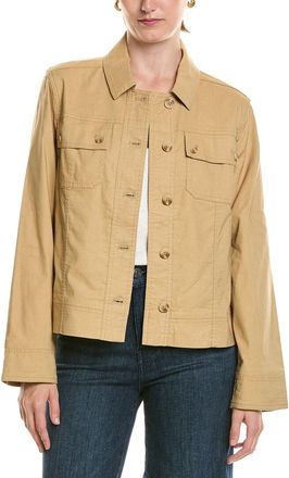 Tommy Bahama Seaside Linen-Blend Crop Coat