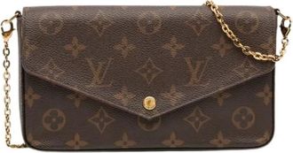 Louis Vuitton Pre-owned Cross Body Bags, female, Brown, Size: ONE SIZE Pre-owned Pochette Felicie