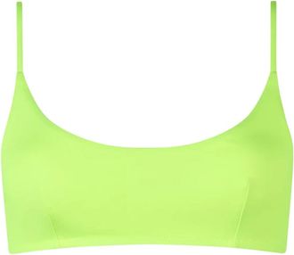 MC2 Saint Barth Woman Fluo Yellow Bralette Beach Top Judy
