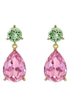 Ted Baker Tearsa Crystal Teardrop Earrings in Metallic Gold at Nordstrom