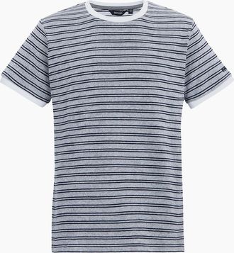 Regatta Mens Regatta Mens Benlin Striped T-Shirt - White/Multi - Size: 40