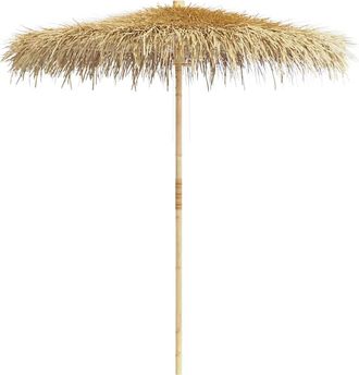 vidaXL Sombrilla De Bamb&uacute; Con Tejado De Hojas De Pl&aacute;tano 210 Cm Vidaxl