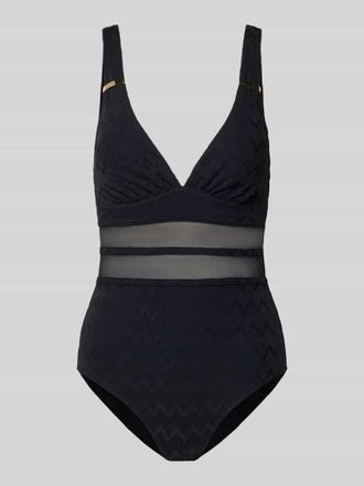 Dorina Badeanzug mit wattierten Cups Modell EIVISSA in Black, Gr&ouml;&szlig;e XXL