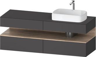 Duravit Qatego Consola Mueble Bajo Lavabo, 2 Extensiones, 2 - Duravit