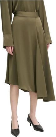 Day Birger Et Mikkelsen Falda Midi Barrah - Skirts - Mujer - Verde - XS
