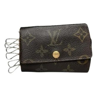 Louis Vuitton Vintage, unisex, Bruin, ONE Size, Pre-owned Canvas Sleutelhanger