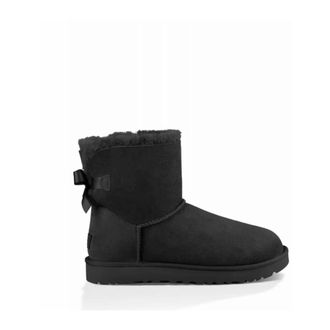 UGG Winter Boots, female, Black, Size: 7 US Mini Bailey Bow