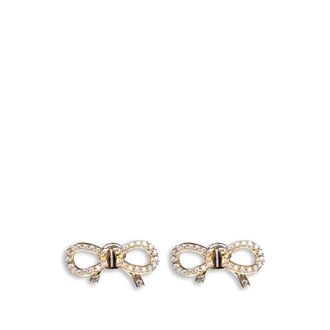 Ferragamo Vara Bow Earrings - female - Ferragamo - Earrings - Yellow - ONE SIZE - Accessories