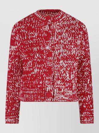 Dries Van Noten knitted crew neck long sleeve top