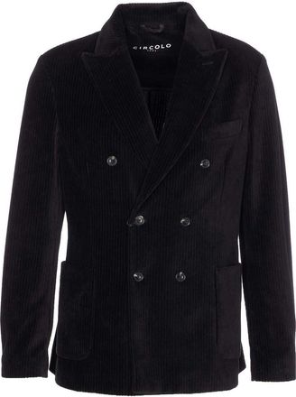 Circolo 1901 Black Suede Jacket