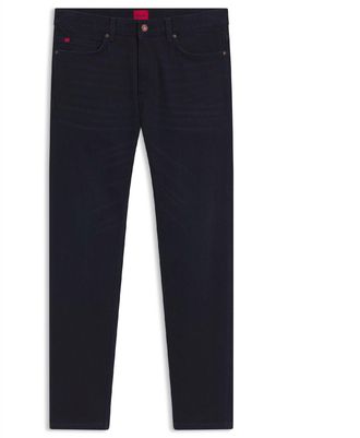 HUGO BOSS Hugo 708 Slim-Fit jeans voor heren, gemaakt van comfortabele stretchdenim in donkerblauw