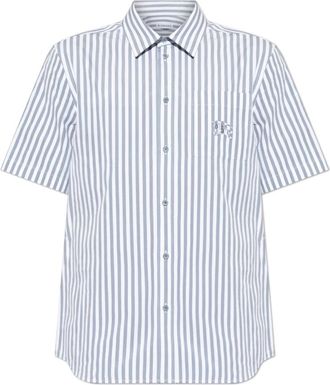 Burberry Shirt Robert - Heren - Korte mouwen Overhemden - Grijs - M - Katoen - Overhemden