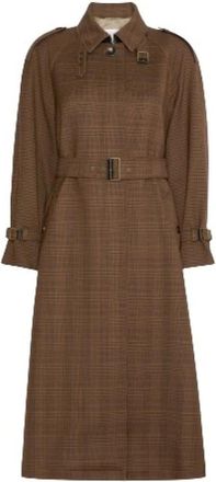 Max Mara Gabardina Coqueline - Coats - Mujer - Marr&oacute;n - S