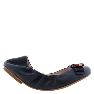 Bally Beata Leather Ballerina Flats