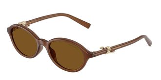 Tiffany & Co. TF4266U Polarized 847183 Womens Sunglasses Brown Size 51