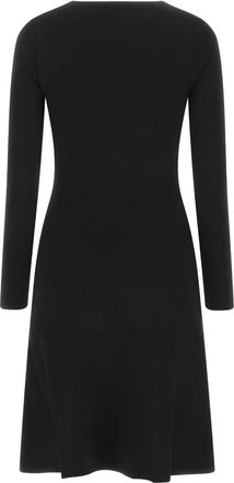 Stella McCartney Womens Black Viscose Blend Dress 1000 Exterior: Polyester Abiti