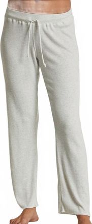 perfectwhitetee Leann Straight Leg Pants In Heather Oatmeal