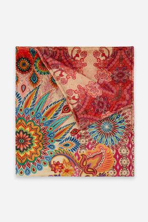 Johnny Was Laurel Canyon Cozy Blanket In Magnolia Scarf