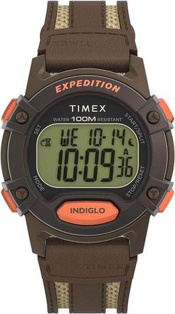 Timex Expedition CAT 5 Digital Brown Mens Watch