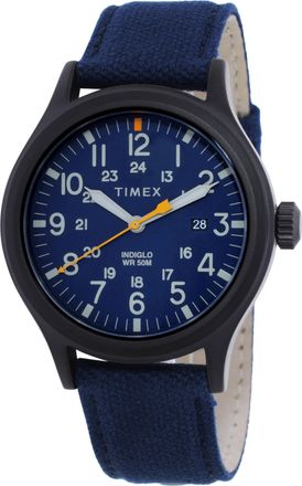 Timex Allied Classic Quartz Blue Dial Mens Watch TW2R46200