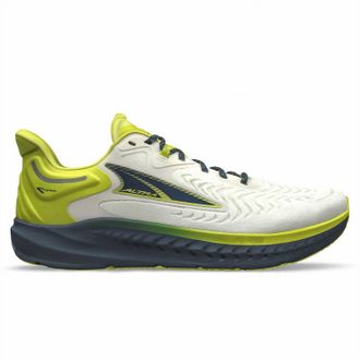 Altra Mens Torin 7 Running Shoe In Lime/blue