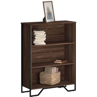 vidaXL Vidaxl - Libreria Rovere Marrone 80x31x106 cm in Legno Multistrato