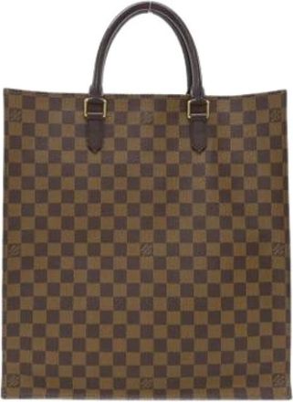 Louis Vuitton Pre-owned Tote Bags, female, Brown, Size: ONE SIZE Pre-owned Damier Canvas Tote Bag