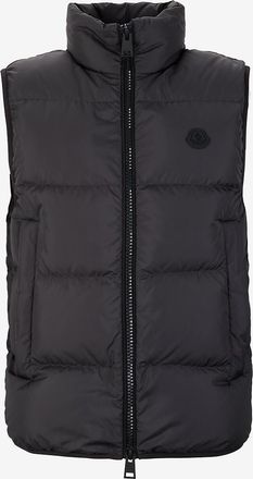 Moncler Gesteppte Stehkragenweste aus technischem Material Gabas