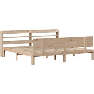 vidaXL Vidaxl - Bed Frame with Headboard without Mattress 180x200 cm Super King