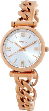 Fossil Carlie Quartz Silver Dial Ladies Watch ES5330
