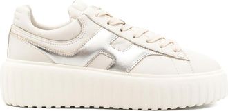 Hogan H-Stripes Leather Sneakers