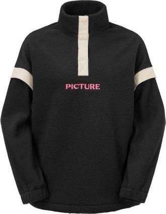Picture Velora 1/4 Fleece Fleecepullover f&uuml;r Damen | schwarz