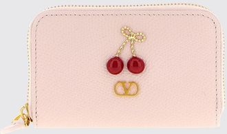 Valentino Garavani Portafoglio Cherryfic Valentino Garavani in pelle a grana