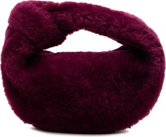 Bottega Veneta Borsa passepartout Jodie mini in shearling 2012-2025 - Viola