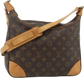 Louis Vuitton Pre-owned Shoulder Bags, female, Brown, Size: ONE SIZE Pre-owned Monogram Canvas Shoulder Bag
