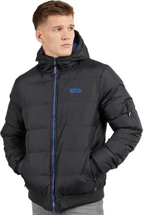 Henleys Heren Thinker Puffer Jacket (Zwart)