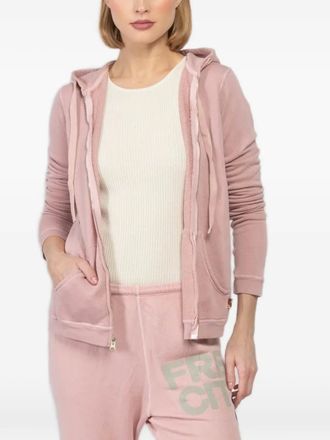 Freecity zip-up hoodie - women - Modal/Cotton - One Size - Pink