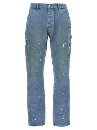 Purple p092 Copper Plate Carpenter Pants