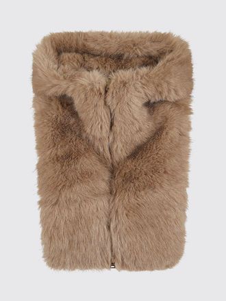 Herno Soft Faux Fur Scarf Collar with Concealed Closure