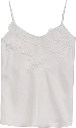 Salsa Tanktop SALSA Salsa Jeans Top Lace, Damen, Gr. XS, wei&szlig;, Obermaterial: 100% Polyester PES., Tops Tanktop