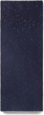 PESERICO Sjaal met pailletten en rafels - Dames - Wintersjaals - Blauw - ONE Size - Pailletten - Accessoires