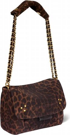 Jerome Dreyfuss Womens Lulu Small Crossbody Bag In Leopard Natural