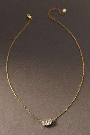 Shashi Toi et Moi Bezel Necklace