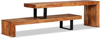 vidaXL Mueble Para Tv De Madera Maciza De Acacia Vidaxl