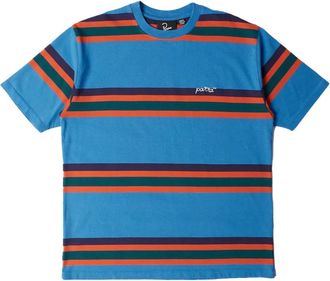 by Parra T-shirt Script a righe - Blu