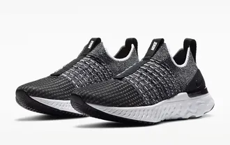 Nike React Phantom Run Flyknit 2 CJ0280-002 Women Black Running Shoes HAM758